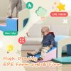 Soft Foam Playset for Toddlers; Safe SoftZone Single-Tunnel Foam Climber for Kids; Lightweight Indoor Active Play Structure with Slide Stairs and Ramp