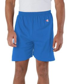 Adult Cotton Gym Short - BLACK - S (Color: Royal Blue, size: M)