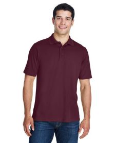Men's Origin Performance Piqué Polo - ELECTRIC BLUE - 5XL (Color: BURGUNDY, size: 4XL)