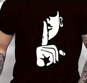 Printed Men's Plus Size Multifunctional Short Sleeved Shirt (Color: BLACK, size: 4XL)