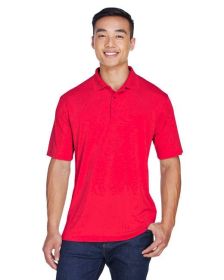UltraClub 8405 Men's Cool & Dry Sport Polo (Color: Red, size: 3XL)