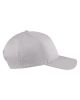 Adult Structured Twill 6-Panel Snapback Cap - BLACK - OS