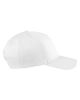 Adult Structured Twill 6-Panel Snapback Cap - BLACK - OS