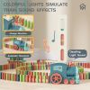 Stacking Dominoes Games - Montessori Toy Interactive Autism Fine Motor Activities Birthday Gift Stocking Stuffer